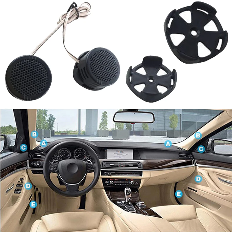 2 шт. 500 Вт громкий динамик высокоэффективный автомобильный мини-купольный