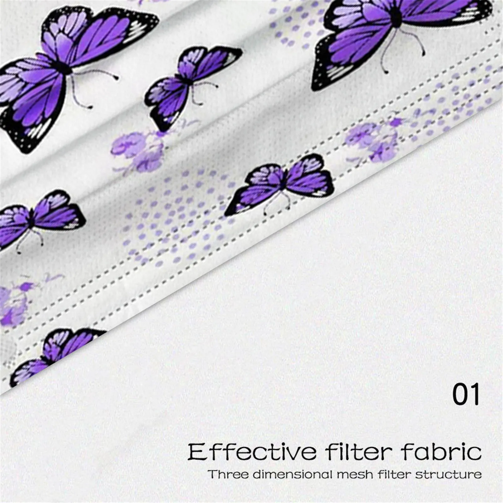 100 шт./50 шт. одноразовые маски-бабочки для детей | Тематическая одежда и униформа