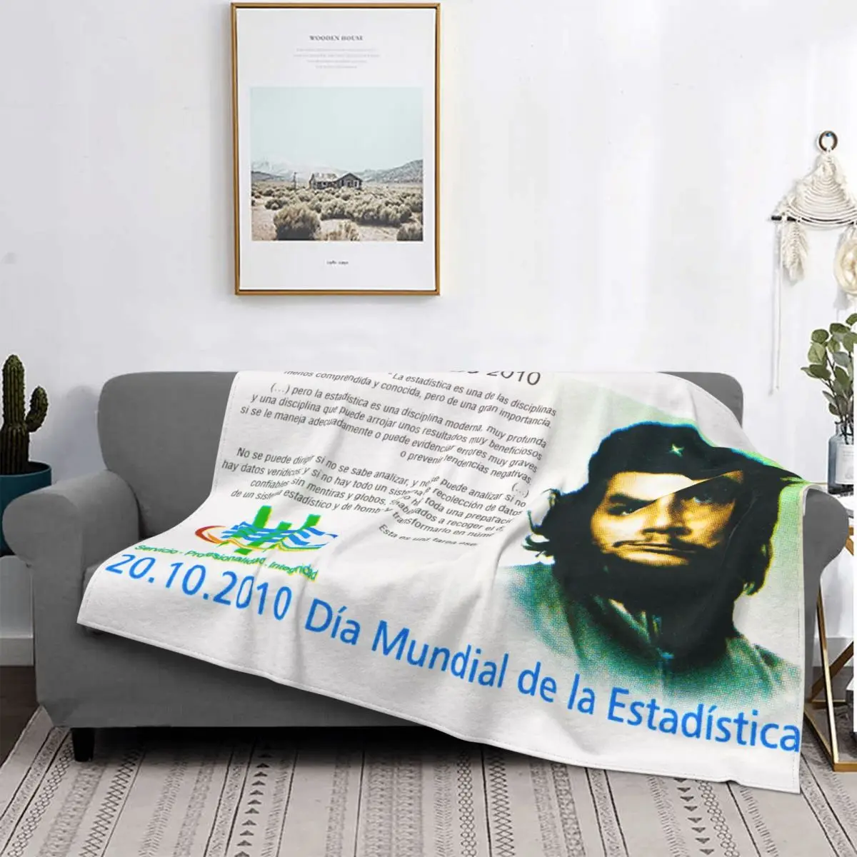 

Ernesto Che Guevara Flannel Blankets Cuba 2010 stamp Hero Men Funny Throw Blankets for Sofa Bedding Lounge Bedspread
