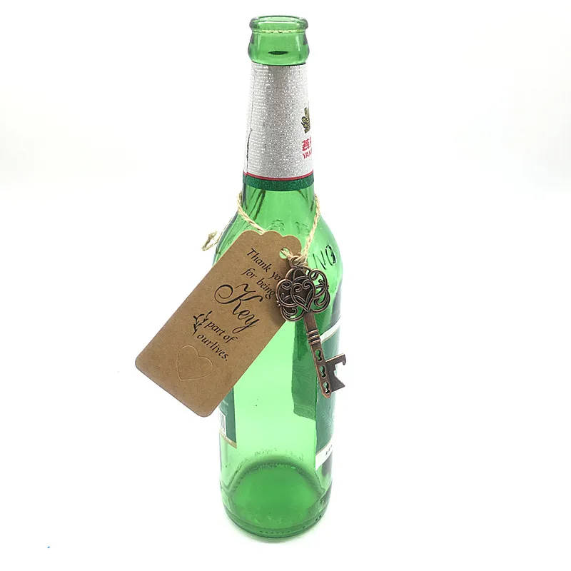 100 шт./лот 5 цветов старинная бронза металлический каркас открывалка для бутылок