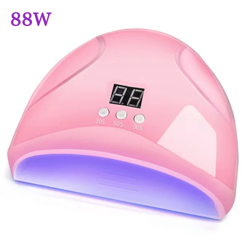 

88W UV Nail Dryer Lamp With Automatic Sensor Nail Epuipment 18 UV LED Light For All Gels 3 Timer Professional Manicure Pedicure