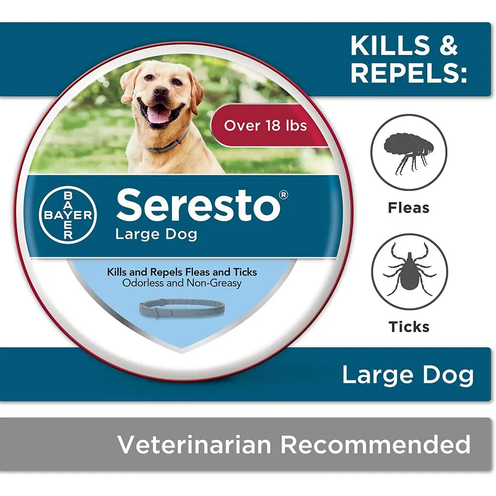 Портативный ошейник против блох и клещей для домашних питомцев 8 месяцев | Дом сад