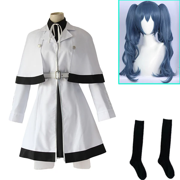 package 3 Костюмы для косплея Yonebayashi Saiko, костюмы для Хэллоуина, женские белые костюмы для костюмированной вечеринки - Цвет: package 3