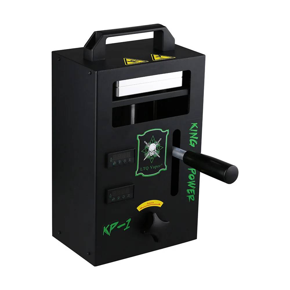 

4ton Hydraulic Vapor Rosin Press Machine KP-1 Heat Press 4.5x4.7inch Power dual heated plates Portable Oil Wax Extracting Tool