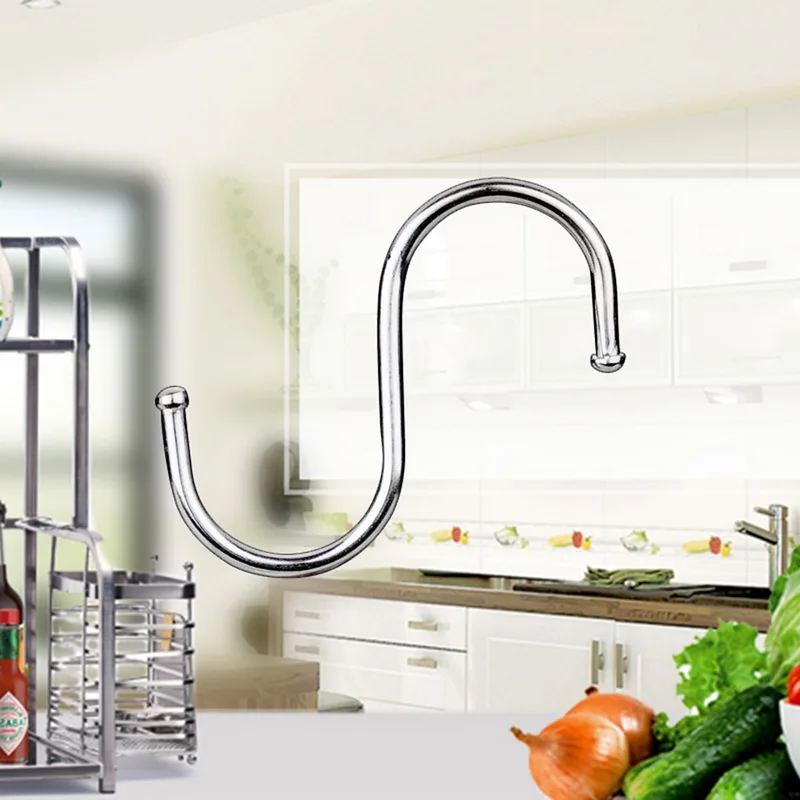 Мощная вешалка из нержавеющей стали s-образный крючок для кухни ванной одежды