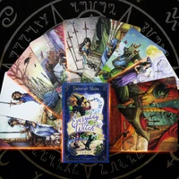 2021 new arrive witch tarot interactive desktop oracle card tarot deck divination fate tarot card drinking party game gift