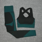 Комплект из двух предметов, женский спортивный костюм для фитнеса, Женская Длинная женская одежда, женские спортивные Леггинсы