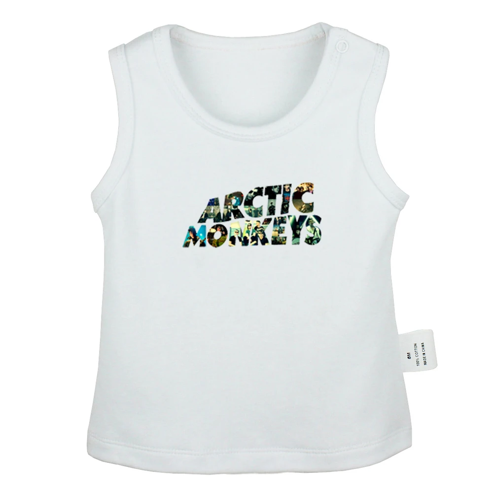 JbBabyYV231W Arctic Monkeys рок-группа Мода мышей и мужчин группа новорожденных детские майки футболки жилет для малышей хлопковая одежда для новорожденных без рукавов - Цвет: JbBabyYV231W
