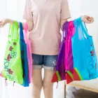 Многоразовые водонепроницаемые складные сумки для покупок в виде клубники, большие размеры, экологически чистые сумки-тоуты для покупок