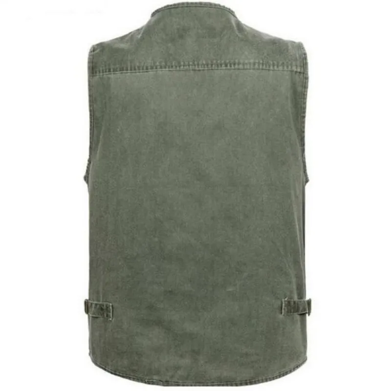 Бесплатная доставка мужские джинсовые жилеты хлопковые с несколькими карманами