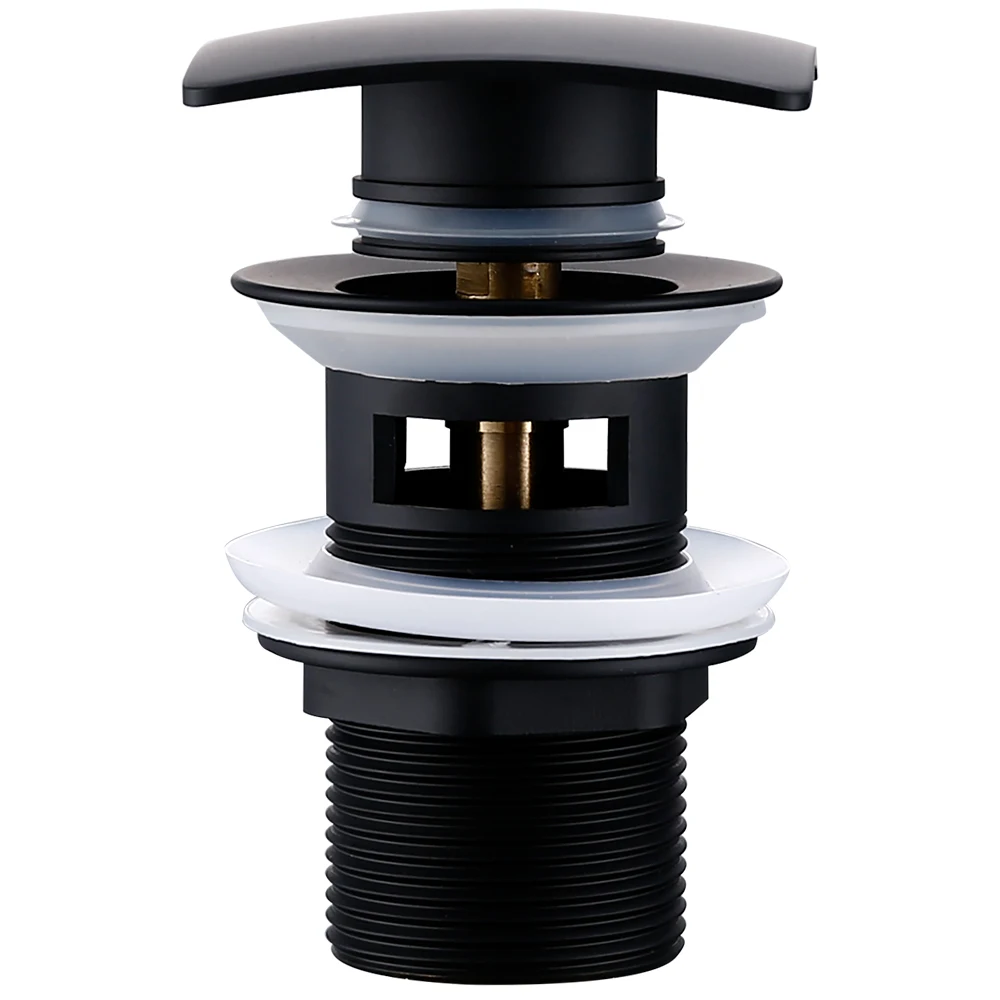 

Smesiteli хромированный золотой черный латунный умывальник для раковины всплывающие дренажные квадратные противообрастающие легко моющиеся кухонные трубы аксессуары для ванной комнаты