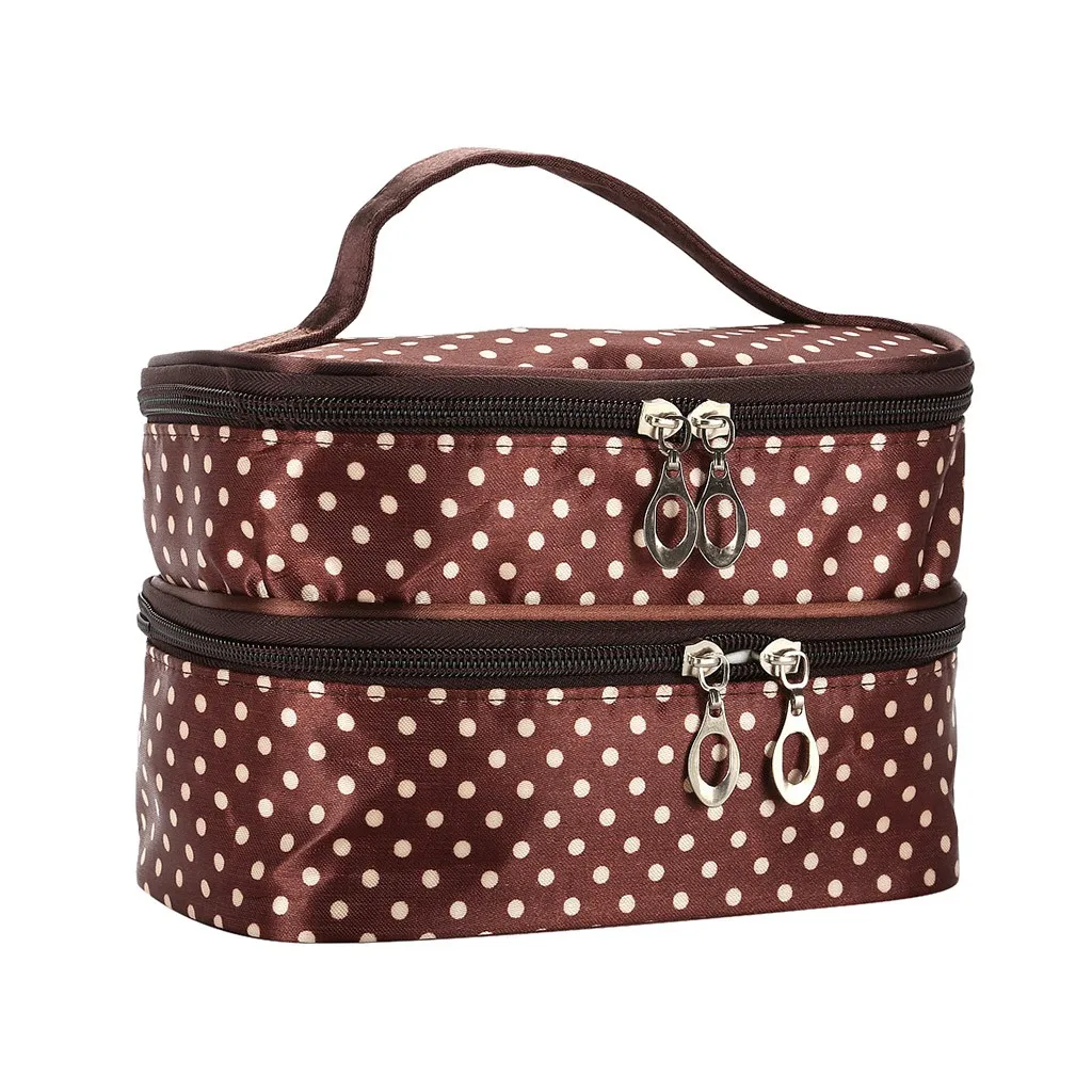 Женская сумка косметичка для путешествий чехол макияжа органайзер держатель на