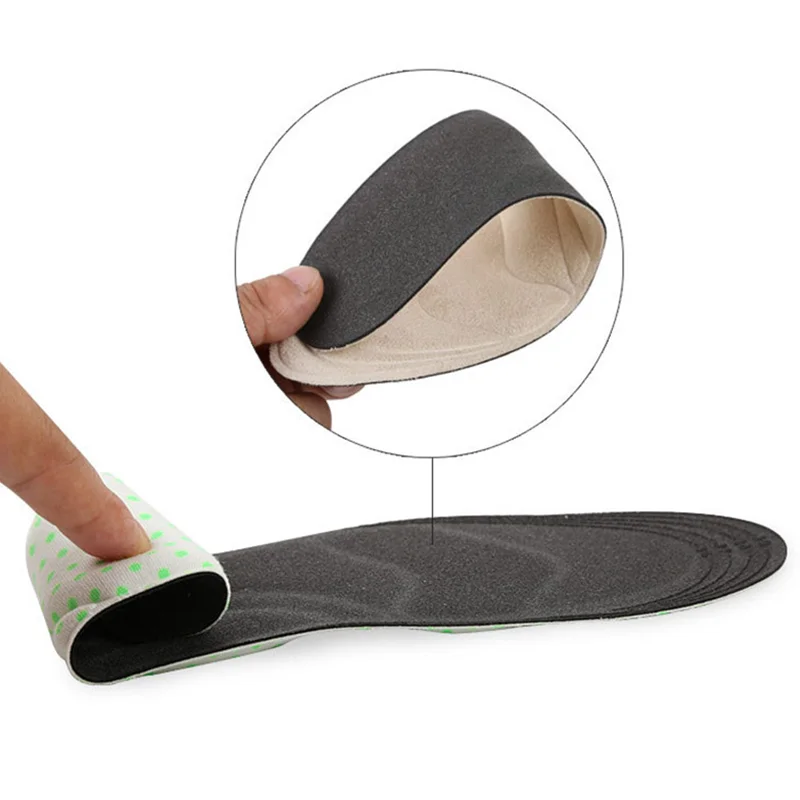 Стельки на высоком каблуке 4D женские дышащие массажные мягкие не болят пот