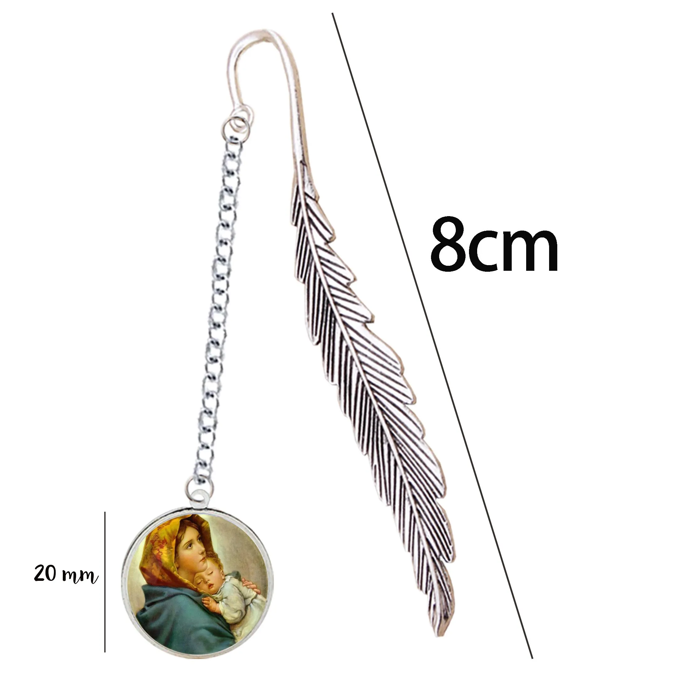 Металлическая книга 8 см детская Иисус король Христос картина мама любовь