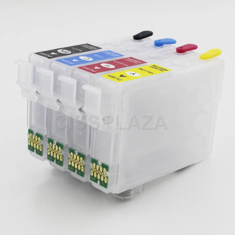 CISSPLAZA 100sets T502XL 502XL Refill Ink Cartridge with Chip Compatible for epson XP-5100 xp-5105 WF-2860 WF- 2865 printer