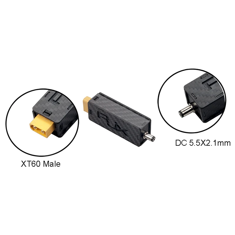 1PCS FPV Goggle XT60 to DC Plug BEC with Power Battery Extension Cable 3-6S Lipo Spare Parts for RC Drone Quadcopter Fatshark | Игрушки и