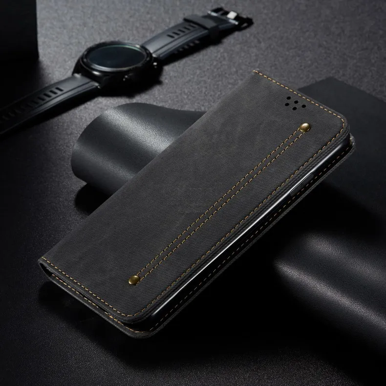 Чехол-Кошелек для Xiaomi Redmi Note 8T 8 Pro, Магнитный чехол-книжка, откидная крышка для Redmi 8, джинсовые кожаные сумки, подставка, держатель для карт