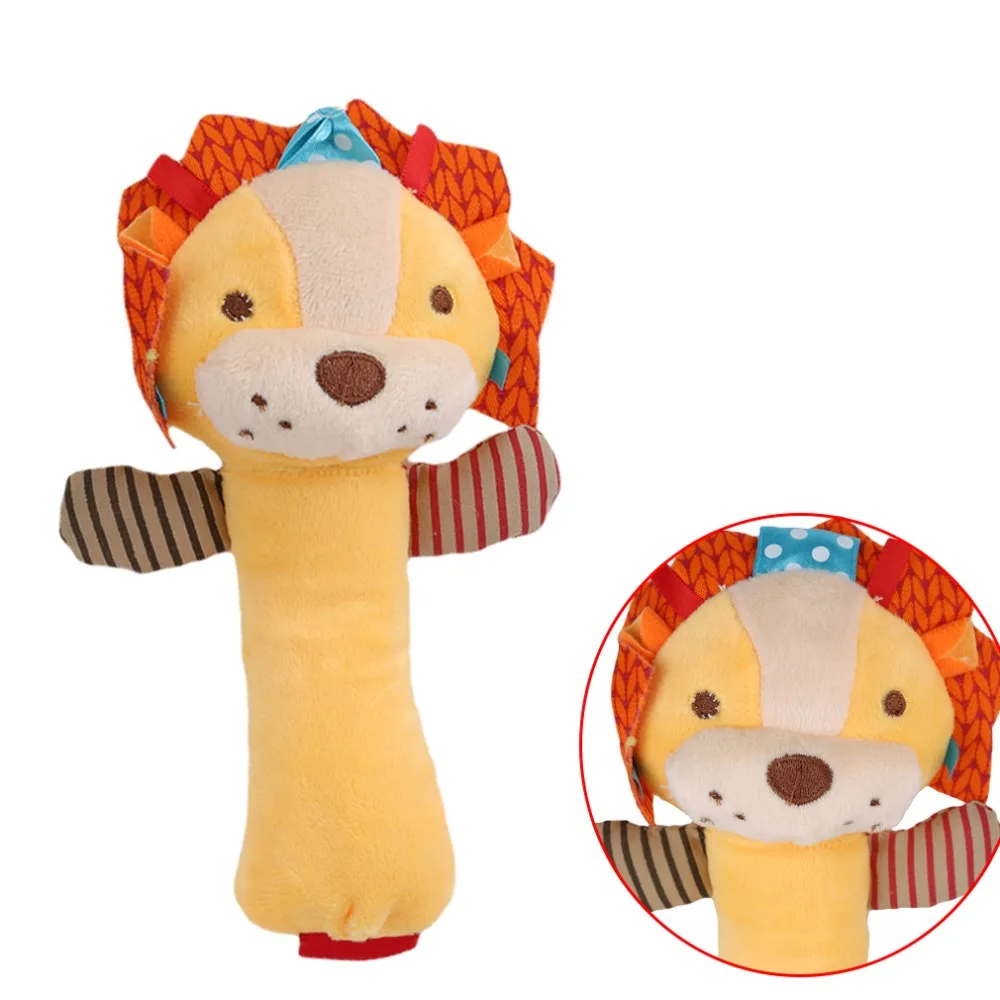 

Колокольчик-погремушка детский, в виде животных, 5 видов