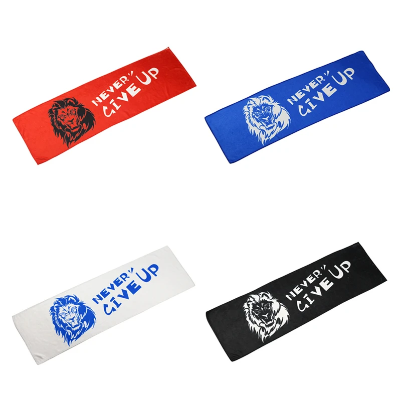 Lion Printing Sports Towel Fitness Absorbent Outdoor Fashion Quick-Drying Beach Adult Movement Yoga Soft Towels 30x100 CM |
