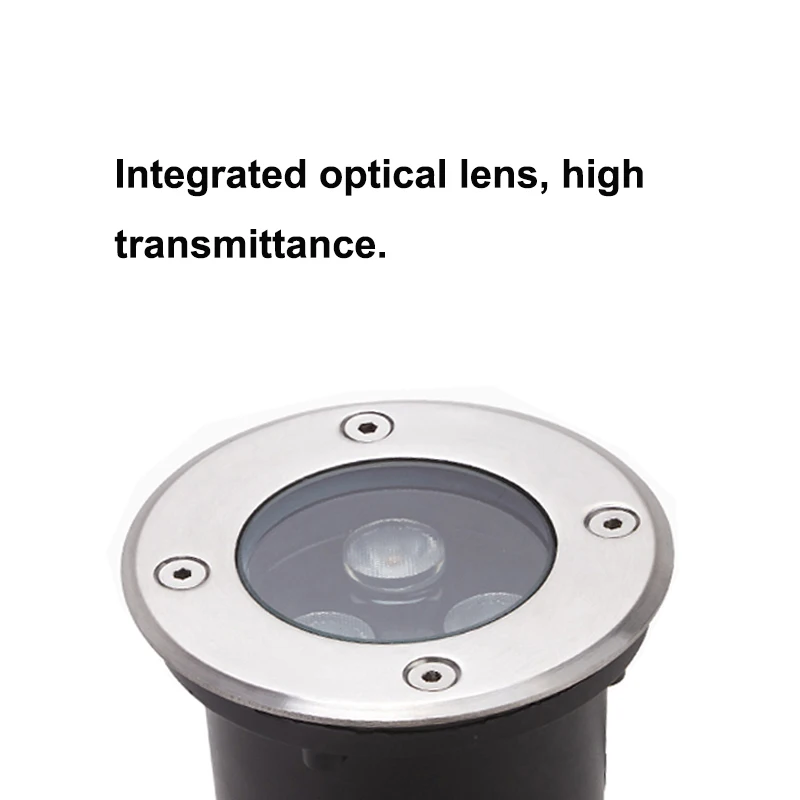 Внешний контроль 4 проводной RGB светодиодный подземный светильник напольный