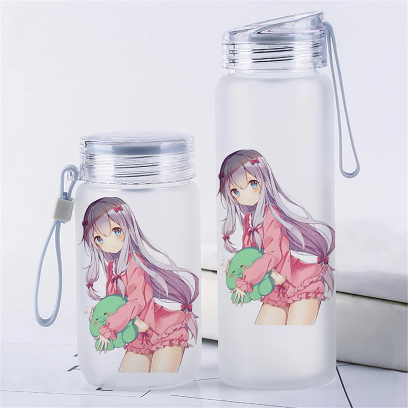 1 шт. портативная стеклянная бутылка для воды Eromanga Sensei аниме Izumi Sagiri чашка