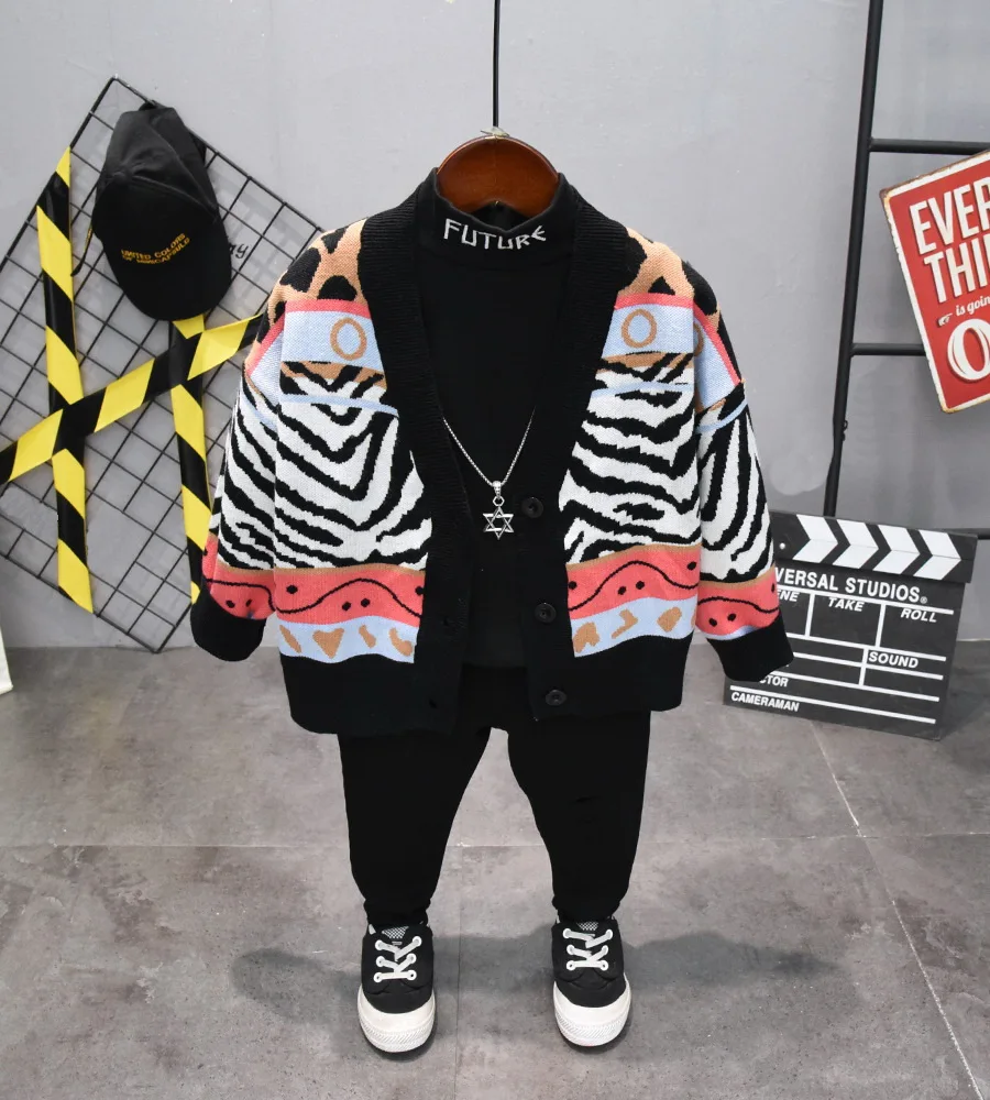 Детские футболки для мальчиков Одежда детей на весну-осень Пижама маленьких