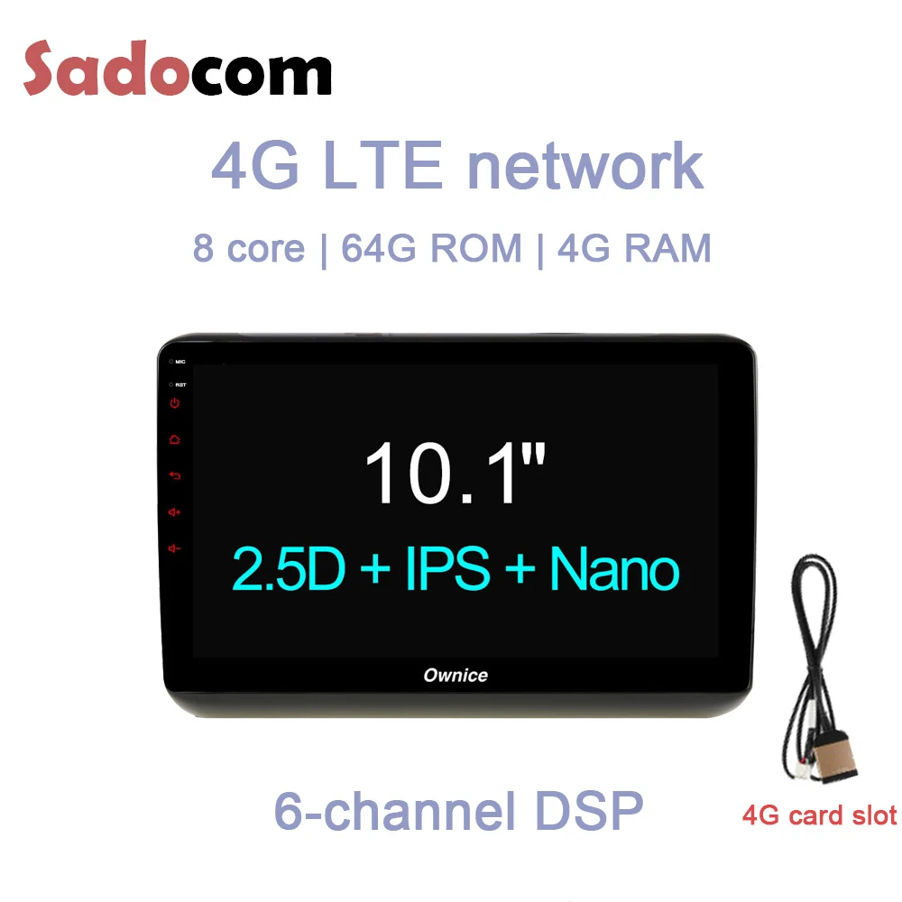 10 1 &quotDSP автомобильный dvd плеер 8 ядер 64 Гб ПЗУ 4 ОЗУ wifi BT GPS карта радиокамера OBD2 TPMS