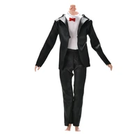 3 pcsset suit for male dolls bride suit with white shirt for s boy friend for doll ken handmade doll clothes hot