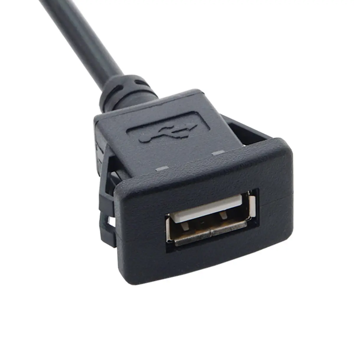 CYDZ 1 м водонепроницаемый один Удлинитель USB 2 0 с защелкой Автомобильный Кабель AUX