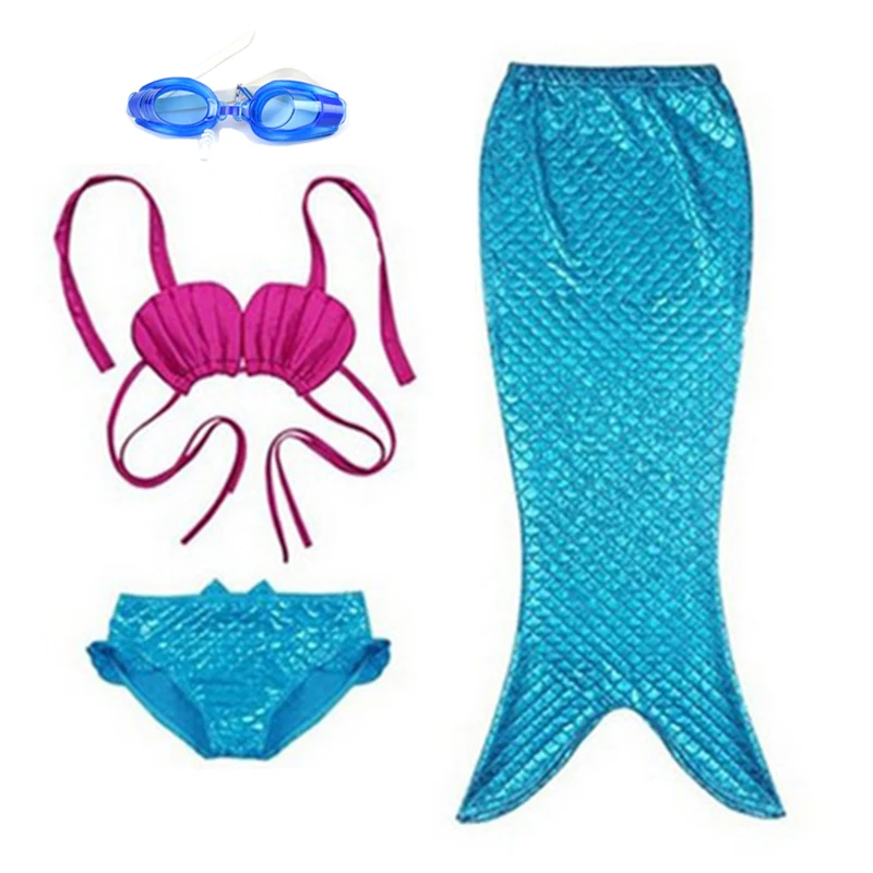 Детский женский костюм Русалочки Ариэль купальный для косплея |