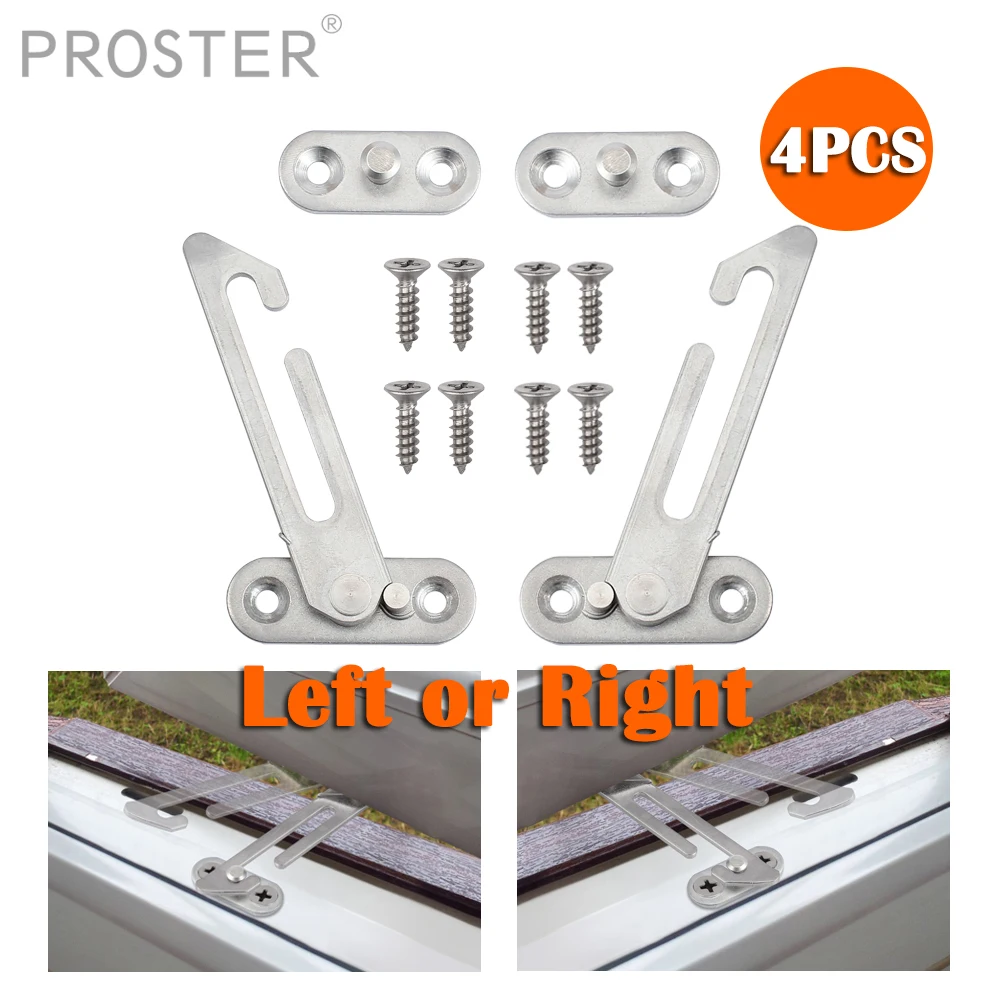 

Proster 4 шт. ограничитель для блокировки окон с левой/правой стороны детский замок безопасности для дома ограничитель для дверного вентилятор...