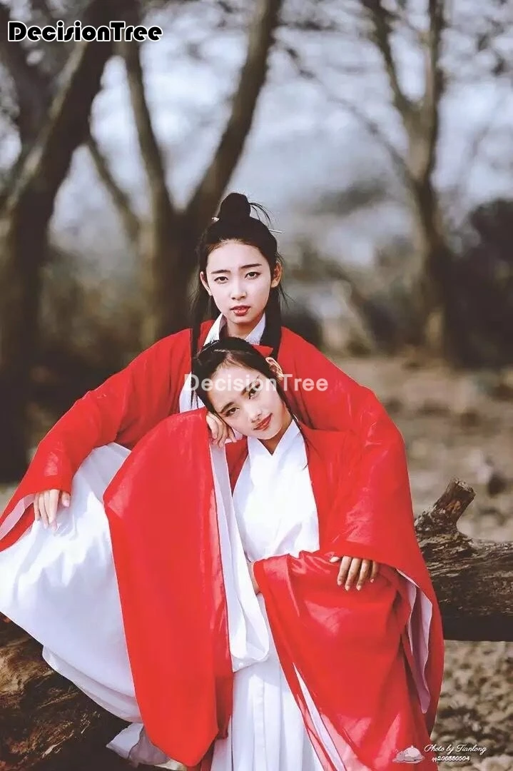 2021 hanfu платье Женская традиционная китайская одежда с большим рукавом твердая