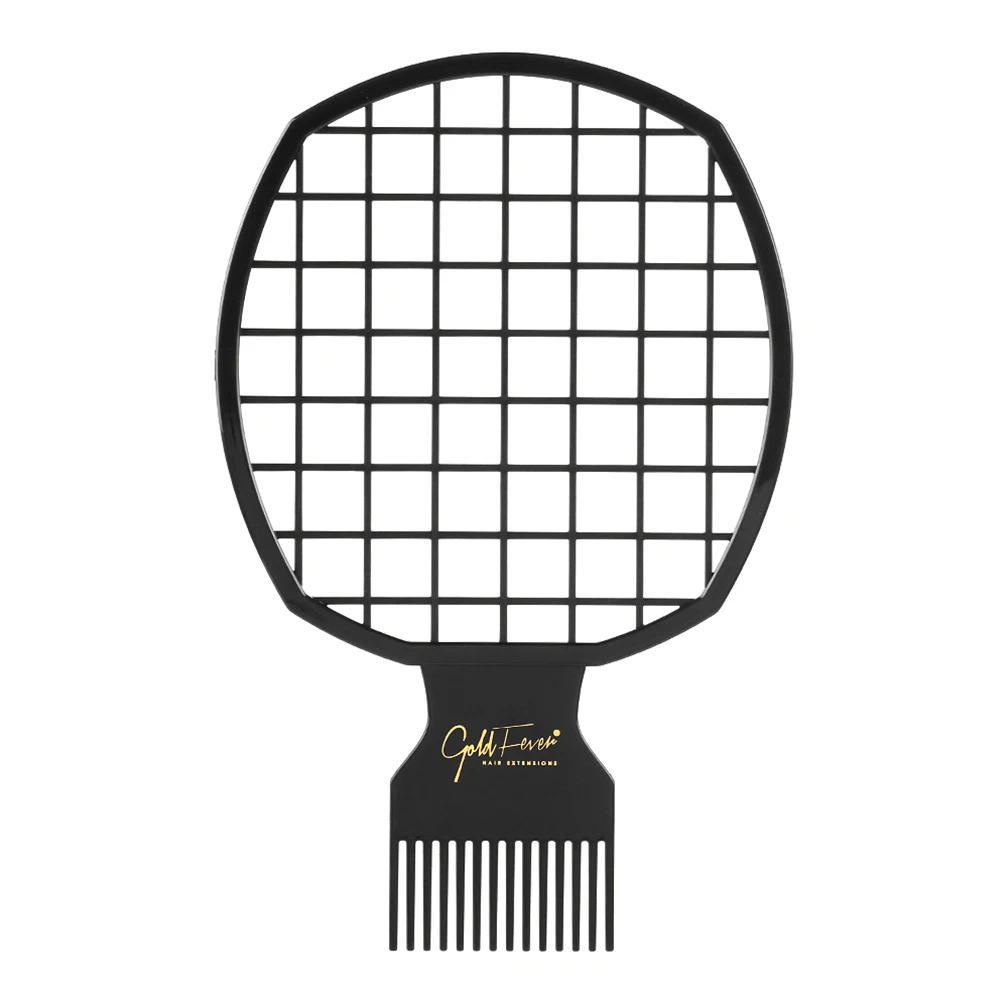 Black Curly Twist Hair Comb Wave Curl Brush Curly Hair Braiders Tool Curl Coil Hairstyle Tool Afro Dreadlocks Braids Style Tool - Color: Black