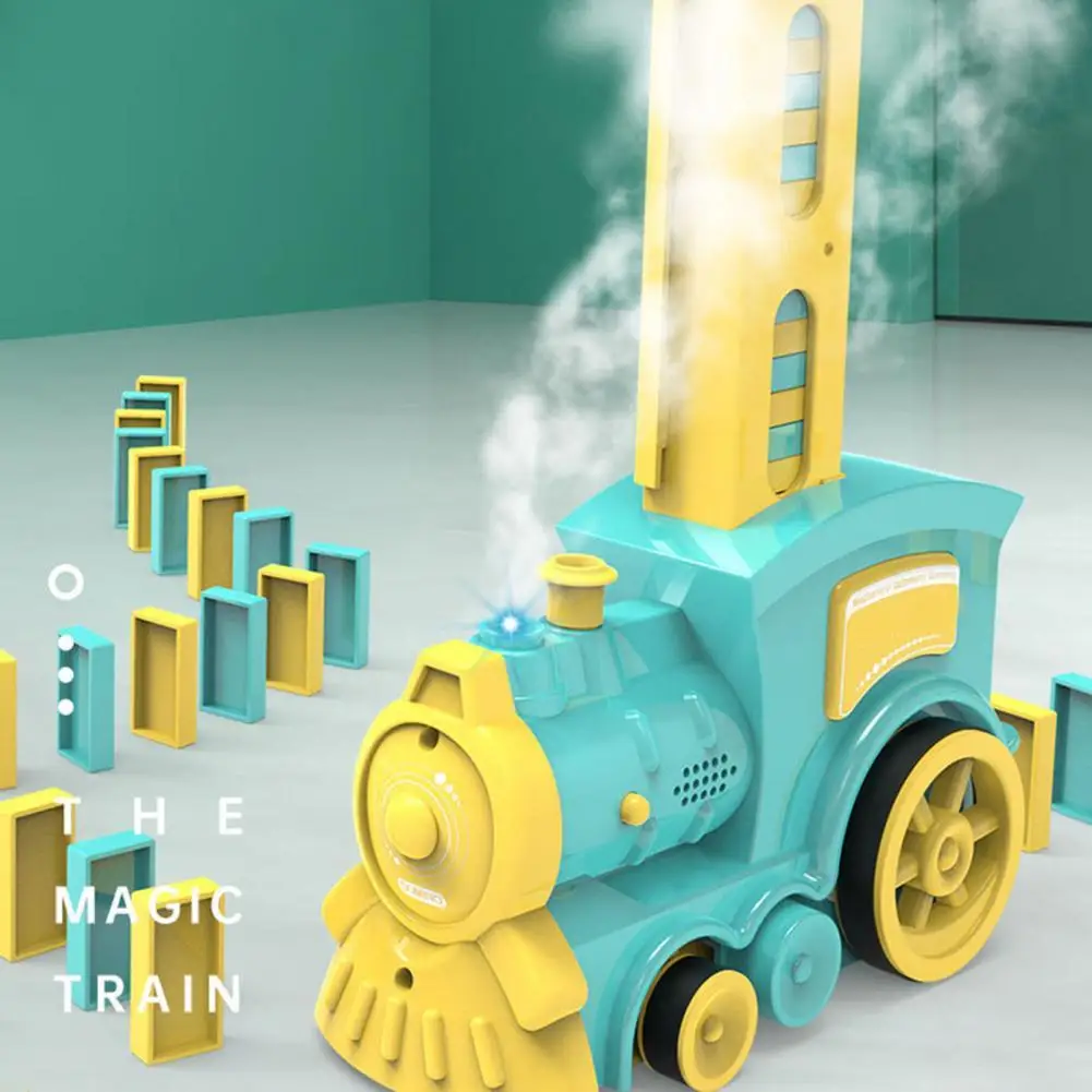 

Пластиковая игрушка-домино с автоматическим поездом, обучающая игрушка «сделай сам», интерактивная игра для родителей и детей, подарок