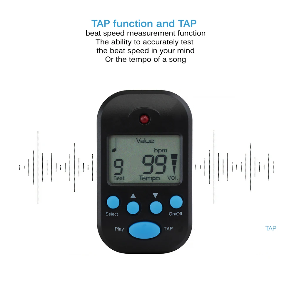

Многофункциональный цифровой мини-метроном для пианино, гитары, саксофона, флейты, скрипки, барабан для пианино, гитары, скрипки