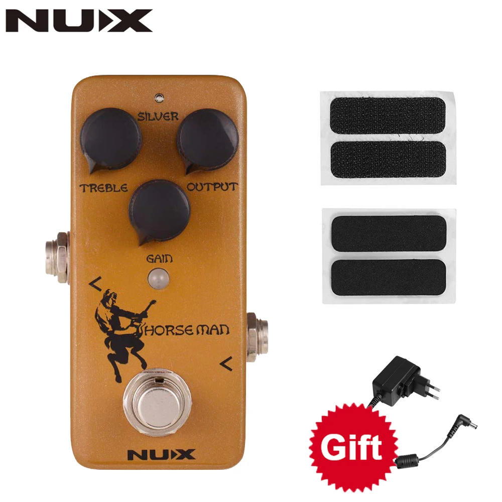 Педаль для электрогитары NUX NOD 1 Horseman Overdrive 2 режима работы|Детали и аксессуары