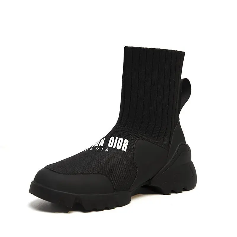 

Female Boots For Fall/winter 2021 New Comfortable Sock Boots Women's Thick-soled Comfortable Short-tube Fashion Ankle Boots