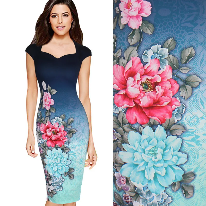 Женское платье Новинка лета 2019 платья в ретро стиле с принтом национальном