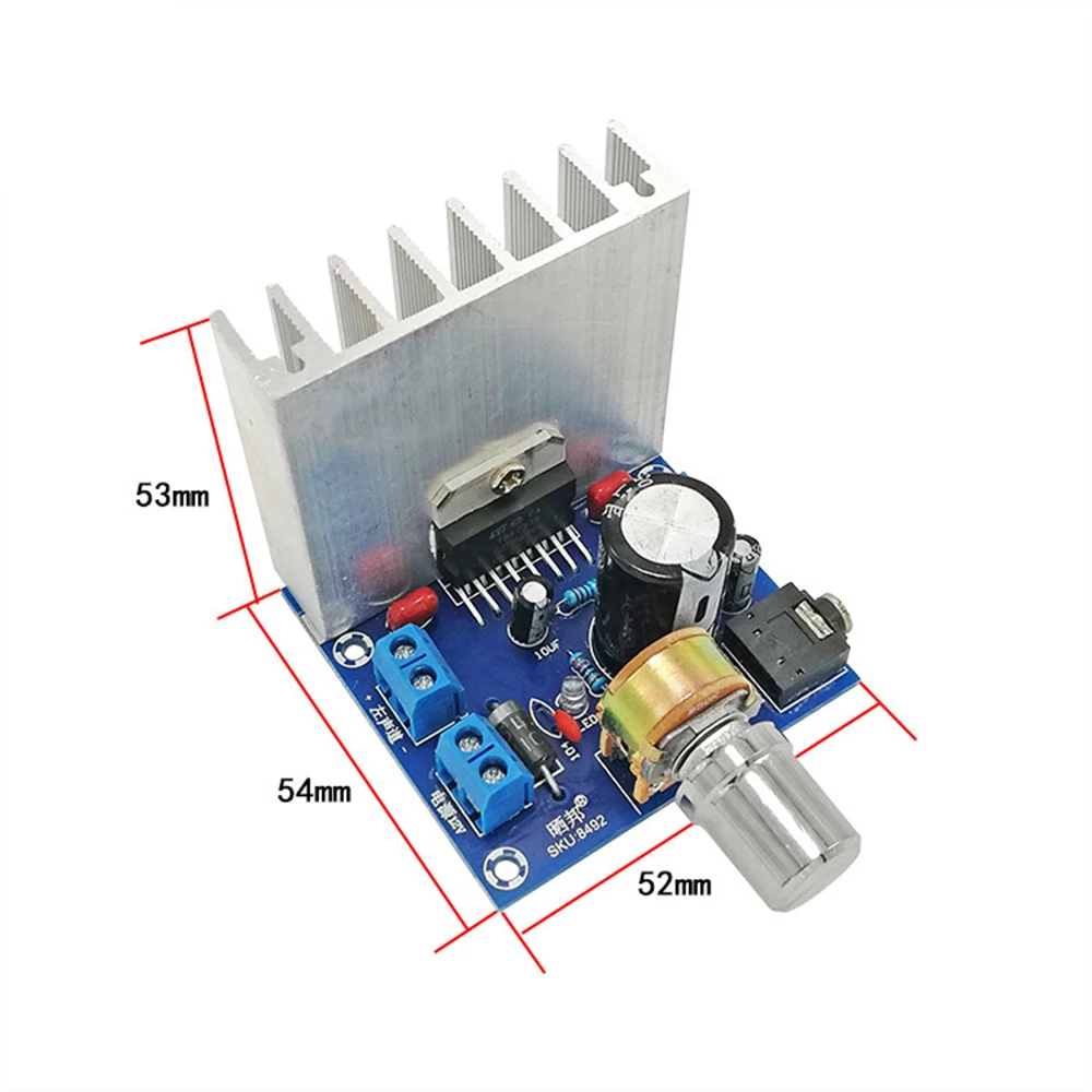 TDA7377 модуль усилителя мощности стерео 2 0 двухканальный 2x15 Вт DC 12 В