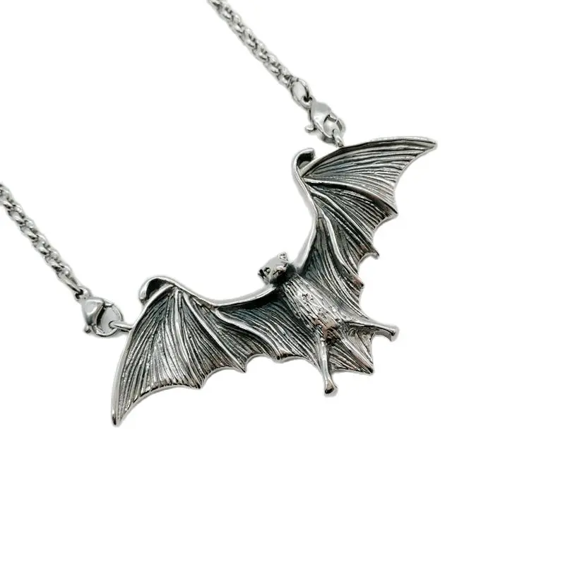 Черный рыцарь винтажное серебряное ожерелье из нержавеющей стали с подвеской