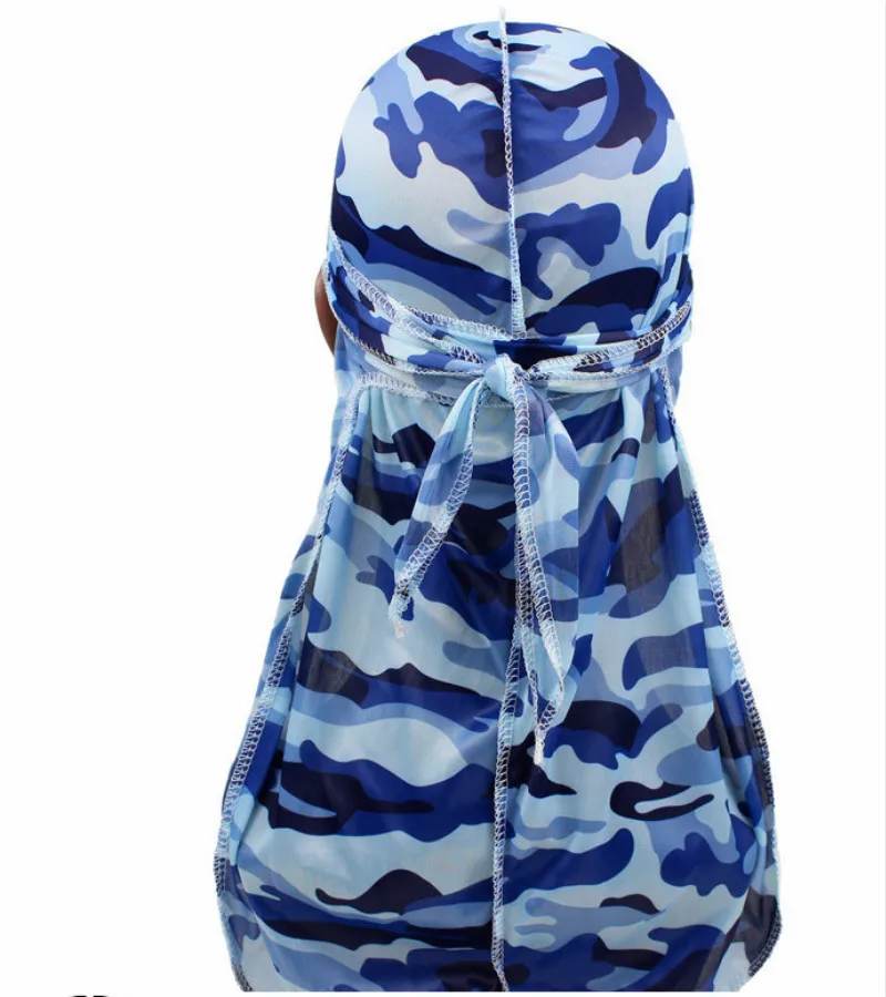 Аксессуары для волос Camo Durag банданы повязка на голову шапки мужчин и женщин