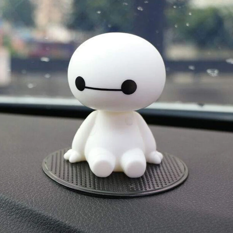 Большой Герой 6 Baymax Аниме ПВХ фигурка мультфильм милый робот трясущиеся куклы