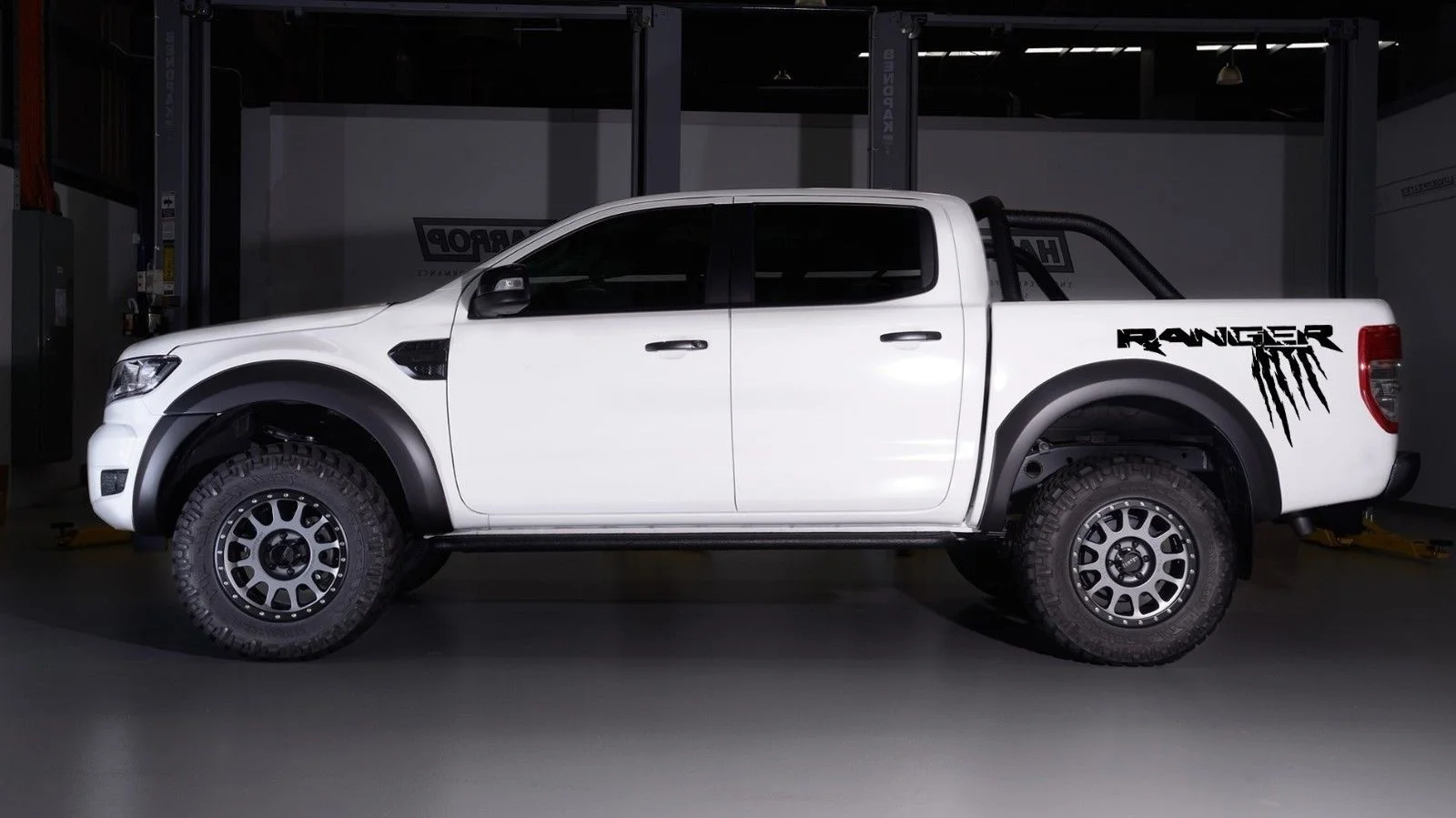 Для 2 шт./пара Ford Ranger wildtrak логотип боковая кровать полоса текстовая надпись наклейка багажника на заказ