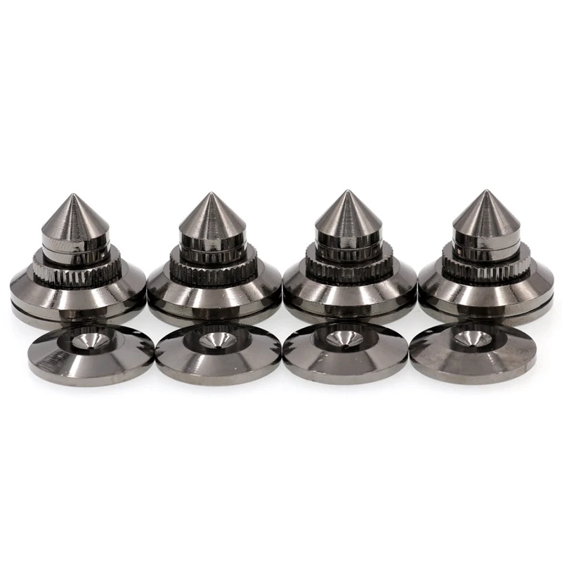 

Hot 3C-4Sets Speaker Shockproof Foots Spikes Stand Audio Speaker Accessories Diy Speaker Cd Dac Recorder Stand Feet Pads Floor B