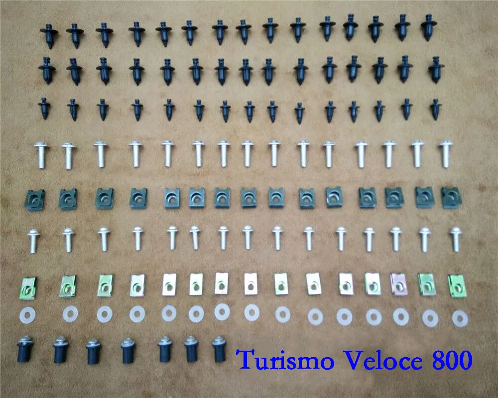 

Обтекатель кузова Комплект болтов Винты для подходит для мВ Agusta Turismo Veloce 800 2014