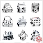 Браслет Pandora женский из серебра 925 пробы, с бусинами