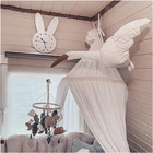 Креативная настенная подвесная плюшевая кукла в виде лебедя из хлопчатобумажной ткани семейная детская подушка для спальни детская комната декоративные украшения