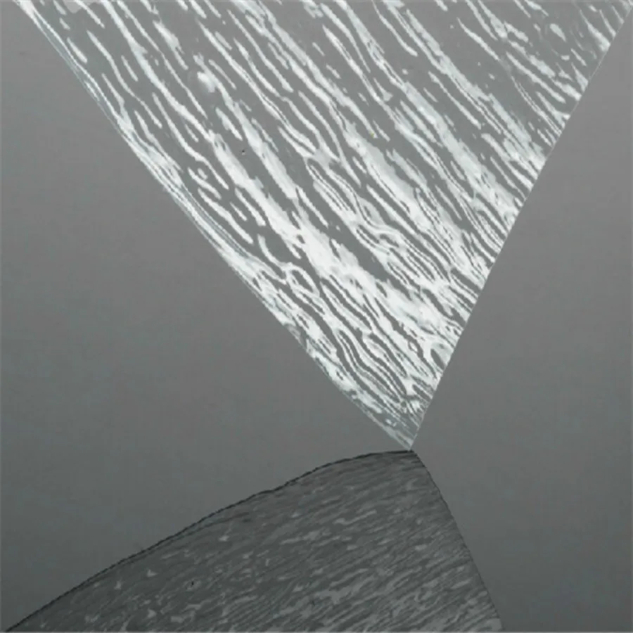 1 шт. 3 вида прозрачная модель лист с рисунком реки и цветения миниатюрный гибкий