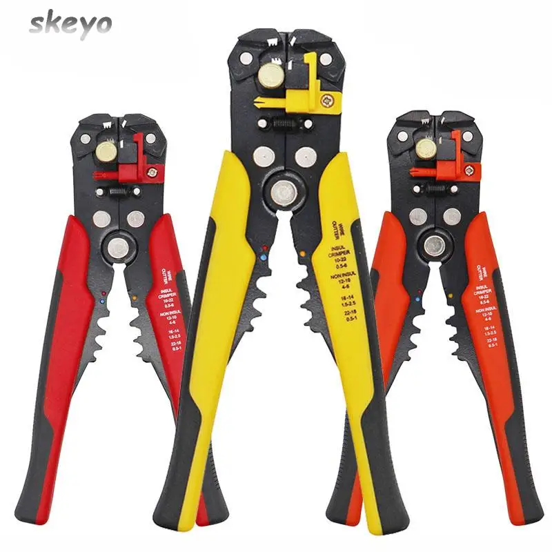 

Stripping Multifunctional Pliers Used For Cable Cutting Crimping Terminal 0.2-6.0mm High-precision Hand Tool