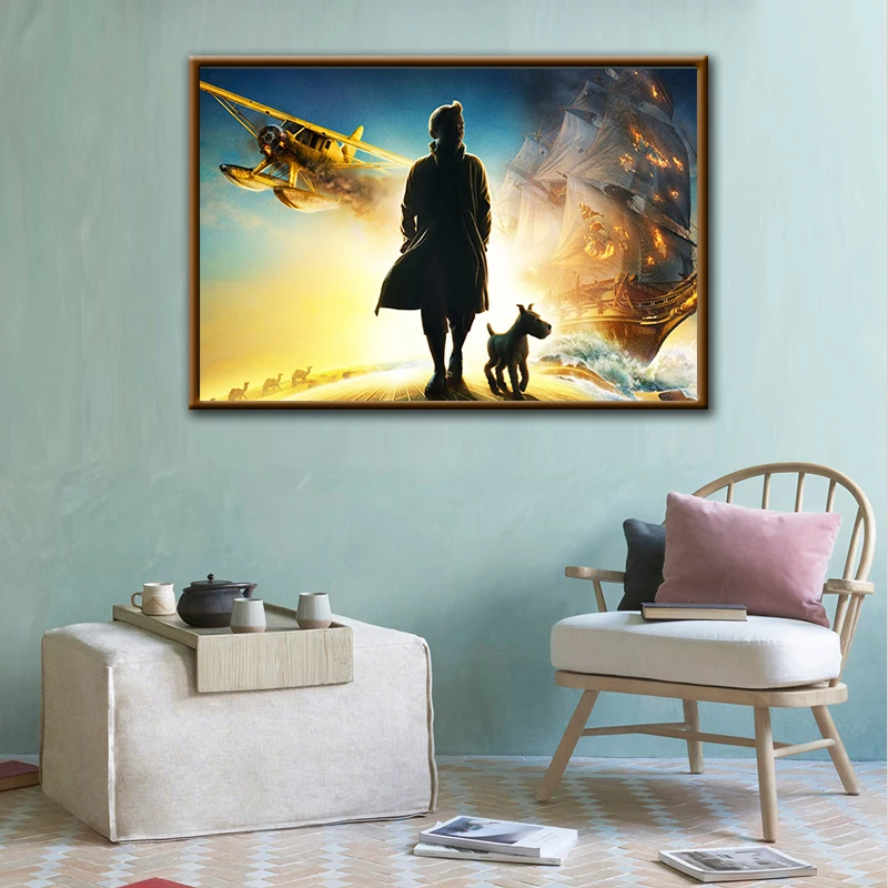 Современные картины на холсте настенная художественная рамка домашний декор HD